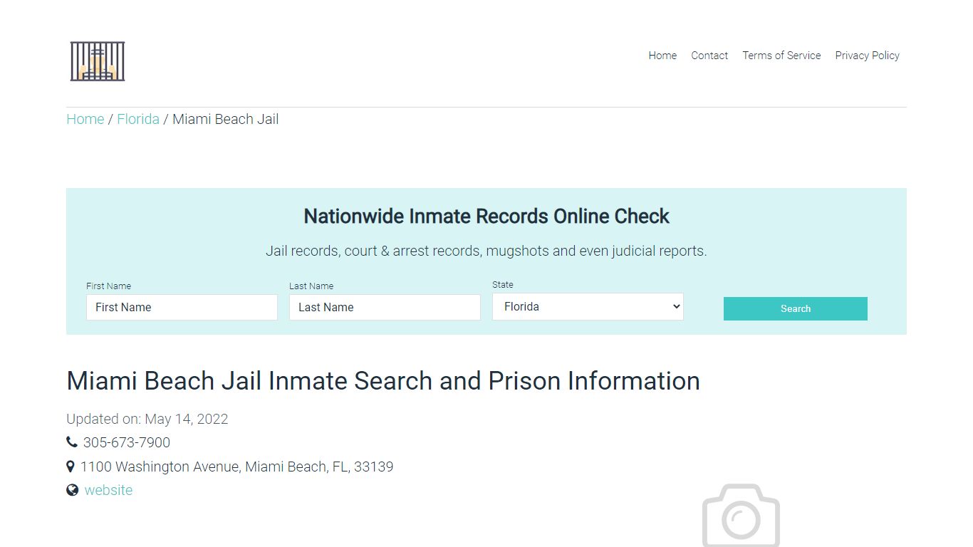Miami Beach Jail Inmate Search, Visitation, Phone no ...